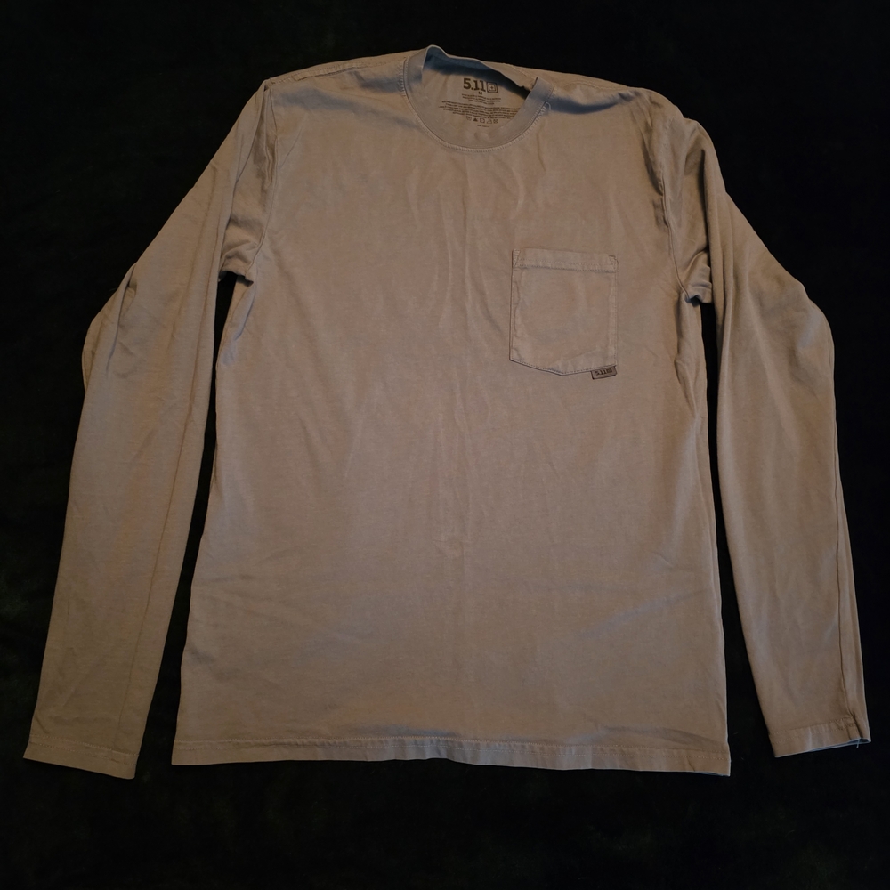 Men's 5.11 Tactical Gray Long Sleeve Shirt